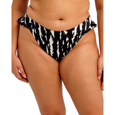 Elomi Echo Shell High Leg Bikini Brief - Black