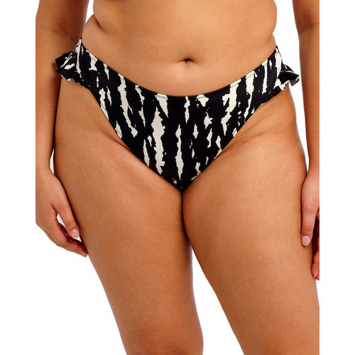 Elomi Echo Shell High Leg Bikini Brief - Black