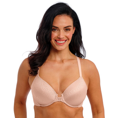 Wacoal Back Appeal Underwired Front Fastening Bra - Rose Dust - 32D
