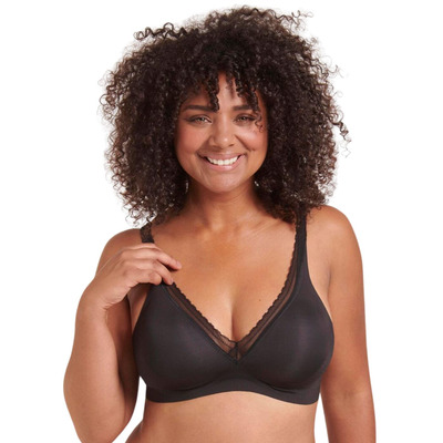 Sloggi Body Adapt T Shirt Bra - Black - L - 14
