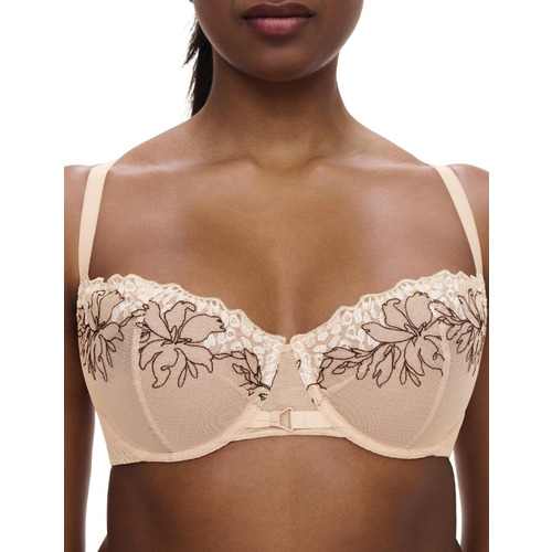 Chantelle Spice Half Cup Bra - Clay Nude