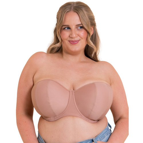 Curvy Kate Luxe-Updated Strapless Bra - Latte