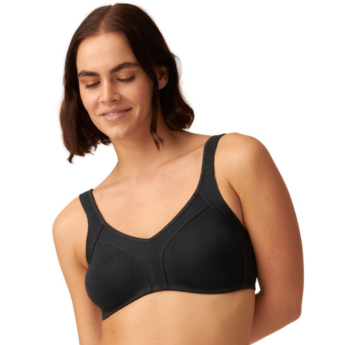 Naturana Minimiser  Non Wired Minimiser Bra - Black