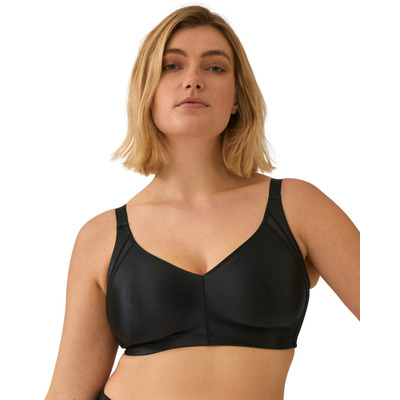 Naturana The Curve Hugger Non Wired Minimiser Bra - Black