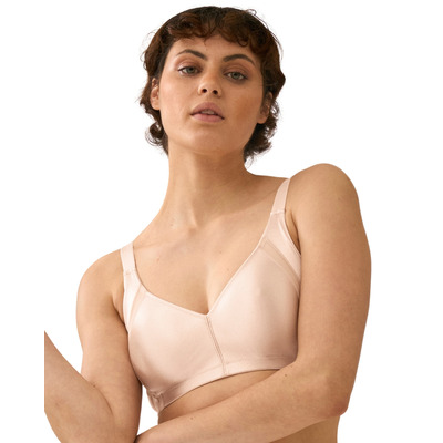 Naturana The Curve Hugger Non Wired Minimiser Bra - Light Beige