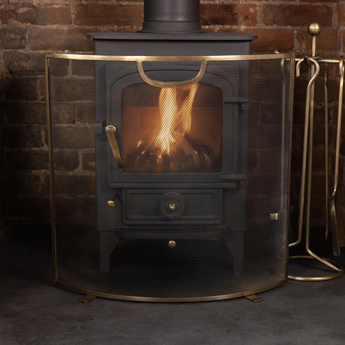 Snug Eucalyptus Antique Gold Coloured Fireguard