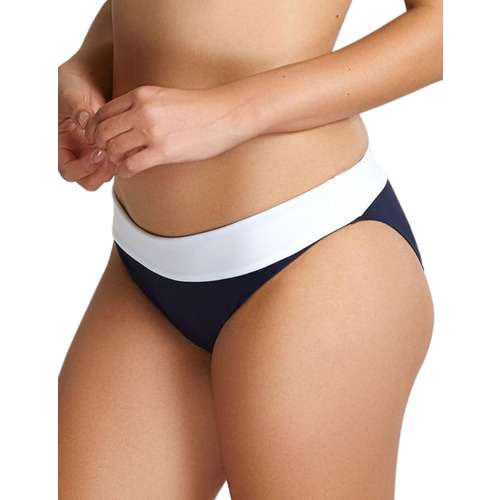 Panache Catarina Fold Bikini Brief - Midnight/White