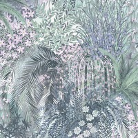 Paradise Wallpaper Blue Grandeco A82501