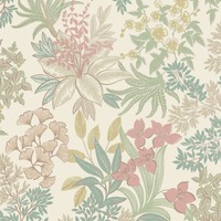Full Bloom Wallpaper Cream / Pink Holden 14221
