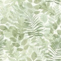 Catherine Lansfield Leaves Wallpaper Green Muriva 206552