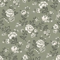 Laura Ashley Bradenbury Trail Wallpaper Antique Green 143322