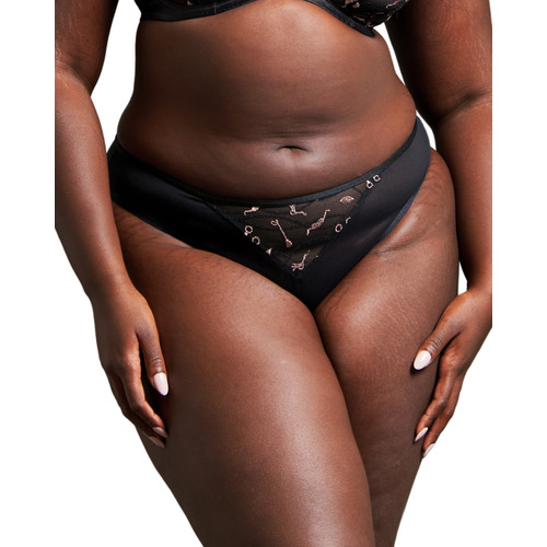 Scantilly By Curvy Kate Restraint Brazilian Brief - Black