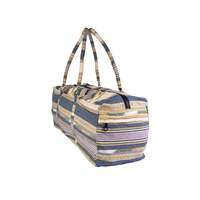 Yoga Mad Striped Powerloom Yoga Kit Bag Blue - Pink