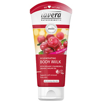 Image of lavera Regenerating Body Milk with Cranberry & Argan Oil - 200ml