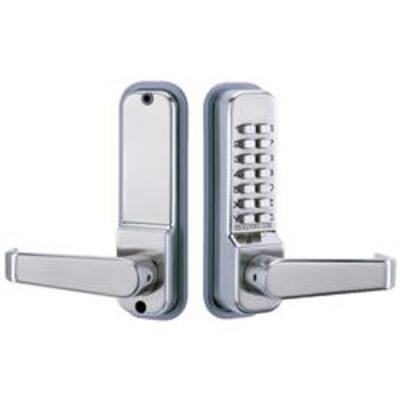 Codelocks CL415  Tubular Mortice Latch with Code Free Option  - Mortice latch with Code Free