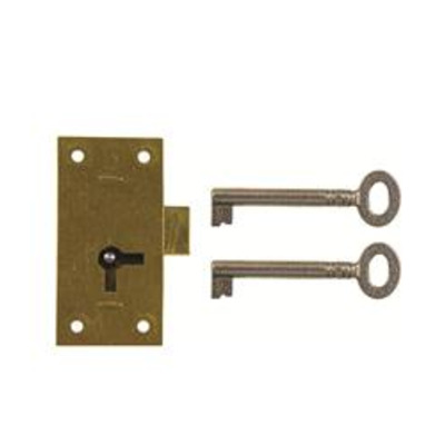 D12 1 LEVER STRAIGHT CUPBOARD LOCK  - Non handed