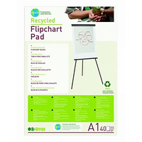 Image of Earth Recycled A1 Flipchart Pads (Pack of 5)
