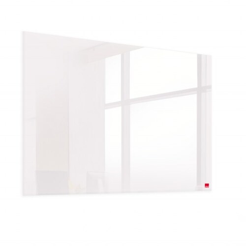 Casca Magnetic Glass Writing Board 900 x 600mm Soft White