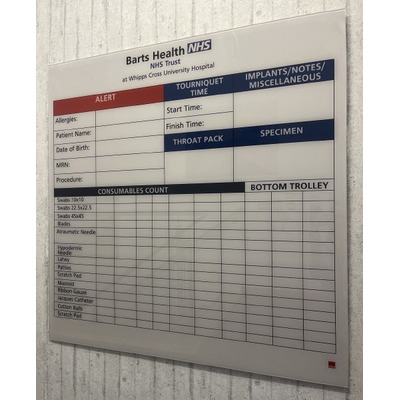 Casca Printed Glass Board 2000 x 1200mm