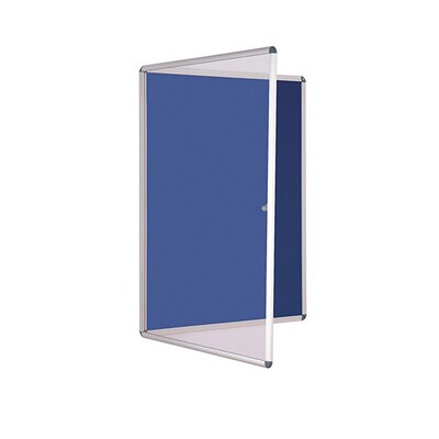 Internal Felt Tamperproof Noticeboard 1200x1200mm Blue