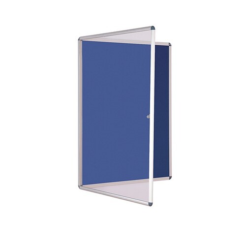 Internal Felt Tamperproof Noticeboard 1200x1200mm Blue