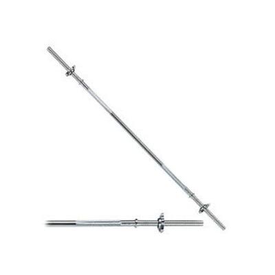 York 5&#8217; Spindle Lock Solid Chrome Bar with Collars
