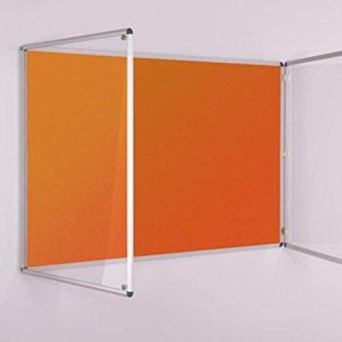 ColourPlus Tamperproof  Noticeboard 1800 x 1200mm Orange