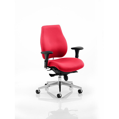 Chiro Plus 'Ergo' Posture Chair with Arms Bergamot Cherry