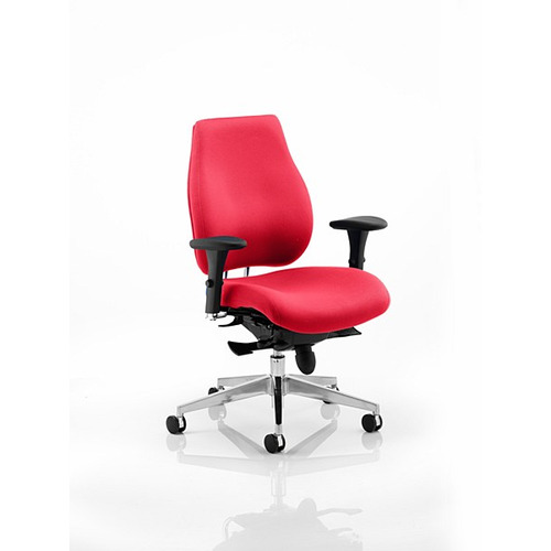 Chiro Plus 'Ergo' Posture Chair with Arms Bergamot Cherry