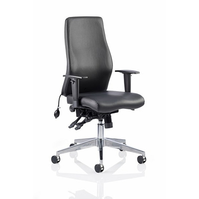 Onyx Posture Chair Black Leather