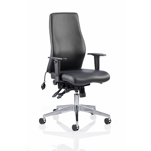 Onyx Posture Chair Black Leather