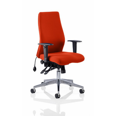 Onyx Posture Chair Tabasco Red Fabric