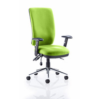 Image of Chiro High Back Task Chair Myrrh Green fabric