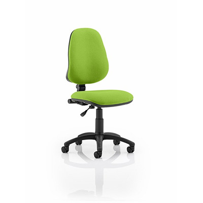 Eclipse 1 Lever Task Operator Chair Myrrh Green fabric