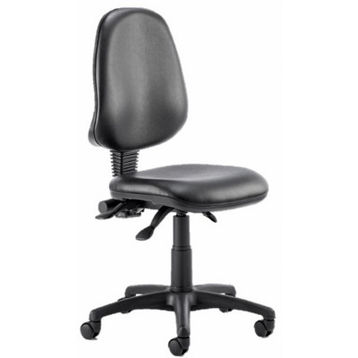 Eclipse 3 Lever Task Operator Chair Black vinyl