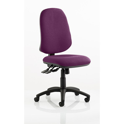 Eclipse XL 3 Lever Task Operator Chair Tansy Purple fabric