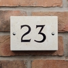 Image of 2 digit Limestone House Number