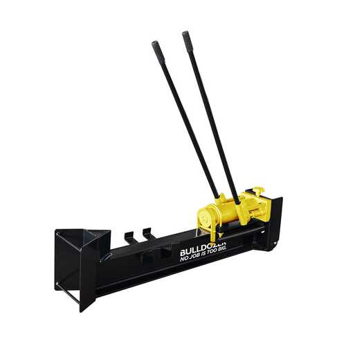 BULLDOZER PRO 10 Ton Hand Operated Hydraulic Log Splitter