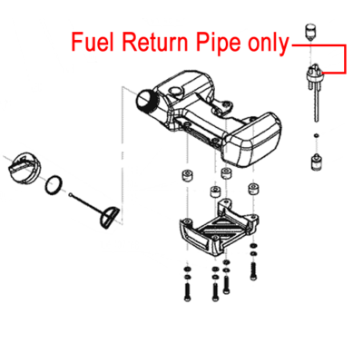 Mitox Fuel Return Pipe Mitbc430d011300 5