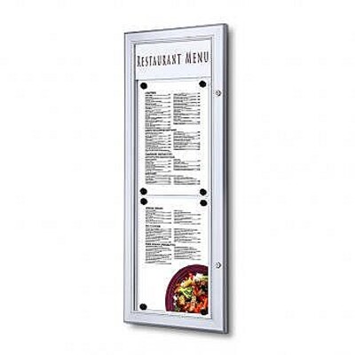Outdoor Lockable Menu Case