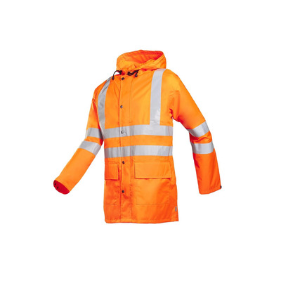Sioen Monoray 198 High Vis Orange Waterproof Jacket