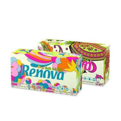 Renova Green 100% Recycled 80 White Tissues