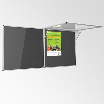 Eco-Colour Resist-a-Flame Corridor Tamperproof Board 900 x 900mm CHARCOAL