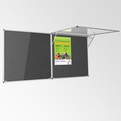 Eco-Colour Resist-a-Flame Corridor Tamperproof Board 900 x 900mm CHARCOAL