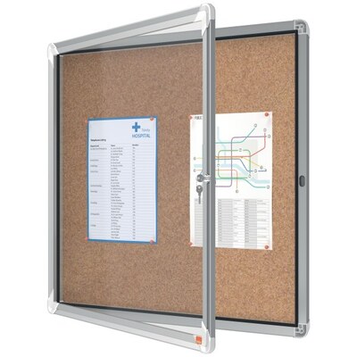 Nobo 1902562 Premium Plus Lockable Noticeboard