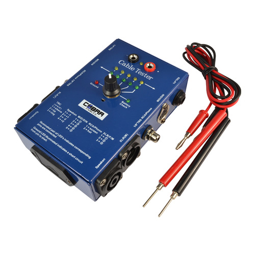 Cable Tester For All Types of Common Audio Cables XLR Jack Speakon etc.