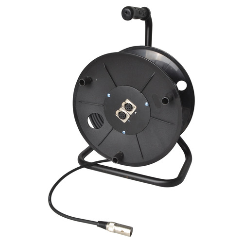 Microphone Snake  - Roll Up Lead On Reel 50m 1 Input