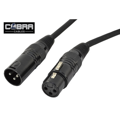 3 Pin XLR To XLR DMX Lead 0.5M