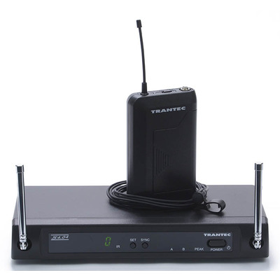 Trantec S4.04 UHF Lapel Radio Microphone System