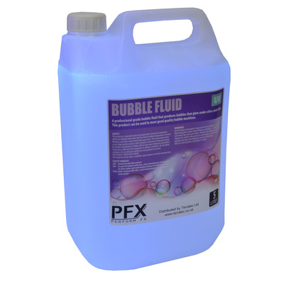 Bubble Liquid UV Active 5 Litres by PFX